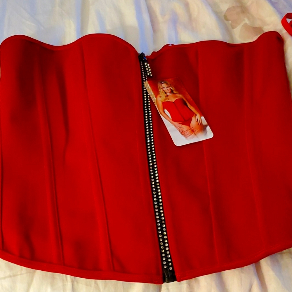 Red Velvet Corset